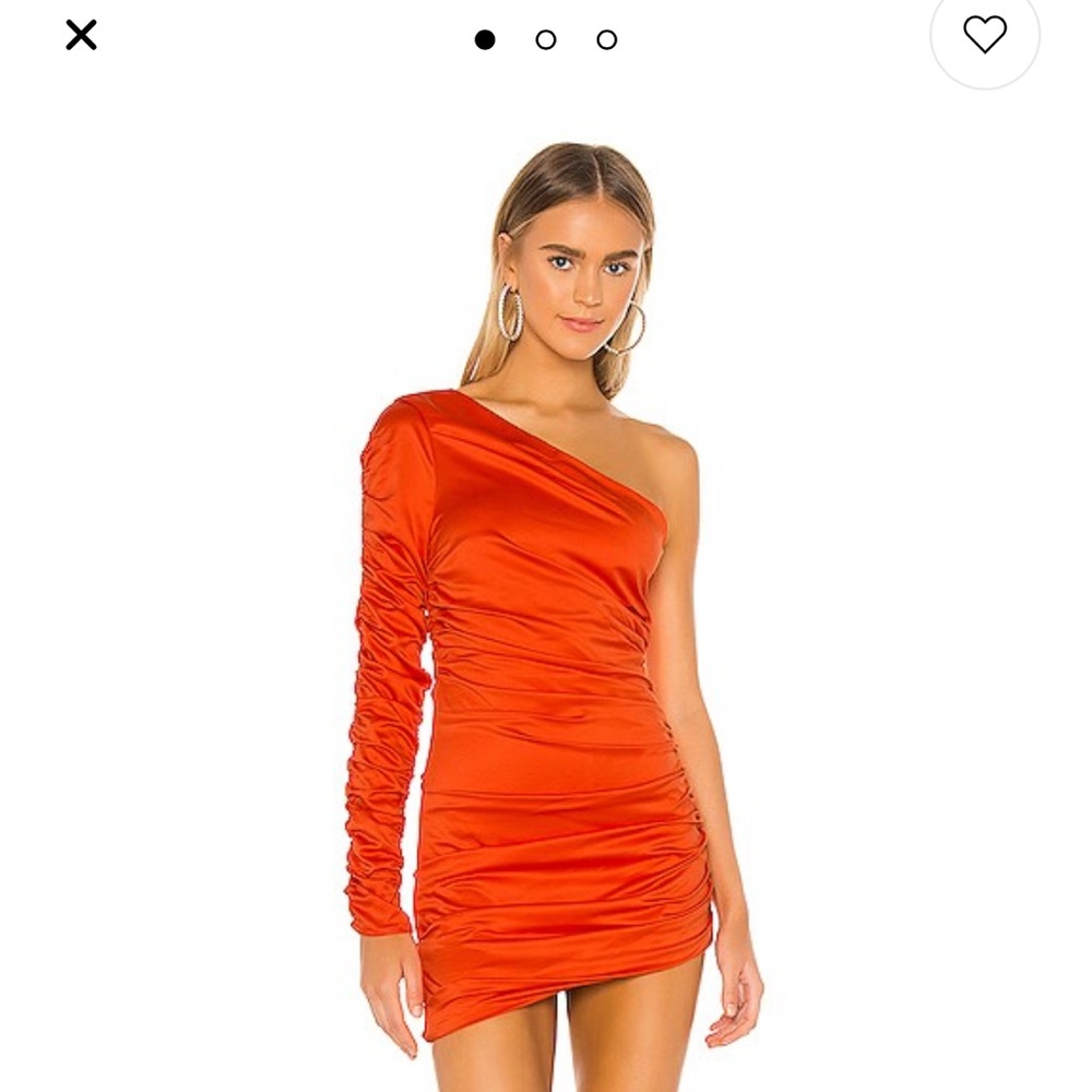 Michael Costello x Revolve One-Shoulder Mini Dress